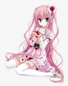 Anime, Girl, And Manga Image - Cute Pink Anime Girl, HD Png Download, Free Download