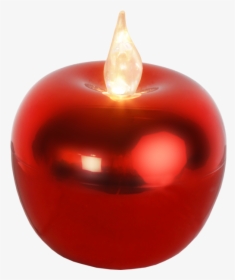 Led Candle Apple - Candle, HD Png Download, Free Download