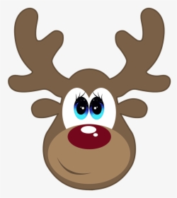 Reno Deer Drawing Of Christmas Free Photo - Kaledu Elnias, HD Png Download, Free Download