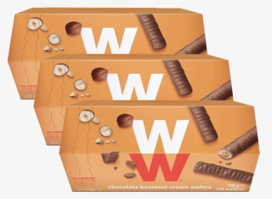 Chocolate Hazelnut Cream Wafers, HD Png Download, Free Download