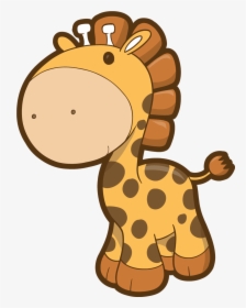 Clip Art Baby Giraffe Cartoon - Giraffe Illustration Free, HD Png Download, Free Download