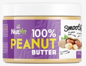 Nutvit 100% Peanut Butter 500 G - Macadamia, HD Png Download, Free Download