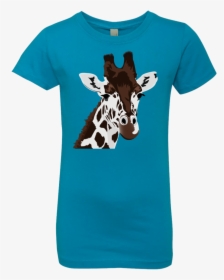 Giraffe Cartoon Printed Girls - T-shirt, HD Png Download, Free Download