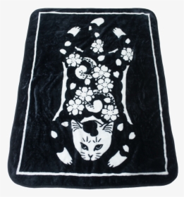 Flat Cat Throw Blanket - Monmon Cat Blanket, HD Png Download, Free Download