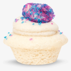 Sugar Cookie Cupcake Small Side View Image - Cream, HD Png Download, Free Download