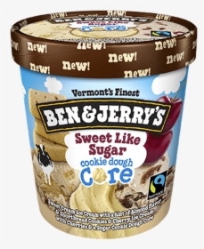 Ben & Jerry"s, Sweet Like Sugar Cookie Dough Core Ice - Ben And Jerry's Sweet Like Sugar, HD Png Download, Free Download