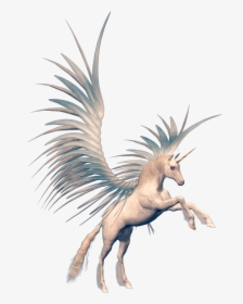 #mq #unicorn #white #fantasy #horse #animal #flying - Pegasus, HD Png Download, Free Download