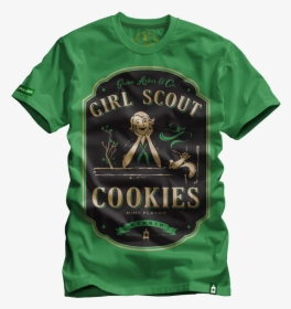 Girl Scout Cookies Green - T-shirt, HD Png Download, Free Download