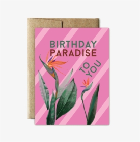 Paradise Birthday - Greeting Card, HD Png Download, Free Download