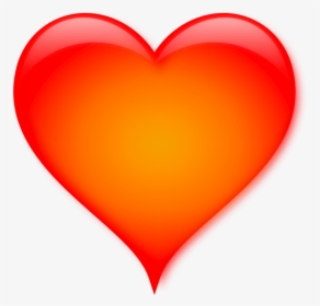 A Shiny Red Heart - Heart, HD Png Download, Free Download
