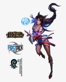 League Of Legends, Wonder Woman, League Legends - Ahri League Of Legends Render, HD Png Download, Free Download
