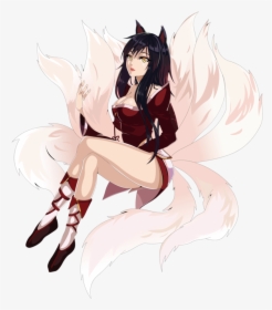 Ahri ~~~~~~~ - League Of Legends Ahri Anime Png, Transparent Png, Free Download