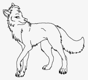 Cute Anime Wolf Drawing, HD Png Download, Free Download