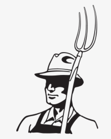 Farmer Pitchfork Logo, HD Png Download, Free Download