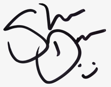 Sign, Signature, And Smile Image - Line Art, HD Png Download, Free Download