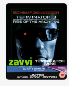 Terminator 3 Zavvi Exclusive Steelbook Blu-ray - Terminator 3 Dvd, HD Png Download, Free Download