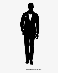 Transparent Man In Suit Silhouette Png - Male Model Clip Art, Png Download, Free Download