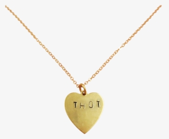 Necklace That Says Thot, HD Png Download, Free Download