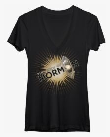 Ladies Logo V Neck T Shirt - Book Of Mormon Musical, HD Png Download, Free Download