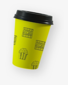 Image Of Yellow Papercup - Coffee Cup, HD Png Download, Free Download