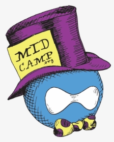 Druplicon Styled As The Mad Hatter From Alice In Wonderland - Drupal Camp, HD Png Download, Free Download