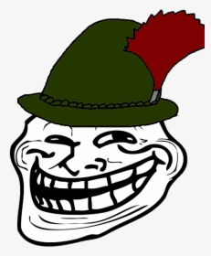 Headgear Hat Plant Leaf Clip Art Fictional Character Jpg Troll Face Hd Png Download Kindpng - troll faic roblox hat