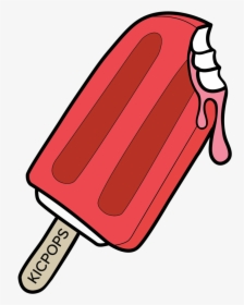 Strawberry Lemonade Popsicle, Watermelon Popsicle, - Cartoon Ice Cream Popsicle, HD Png Download, Free Download