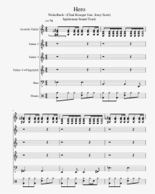 Transparent Nickelback Png - Roulette System Of A Down Sheet Music, Png Download, Free Download