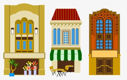 Building, Storefront, Shop, Florist - Illustration, HD Png Download, Free Download