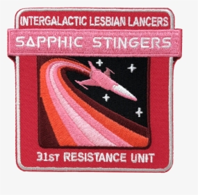 Sapphic Stingers Patch - Lesbian Patches, HD Png Download, Free Download