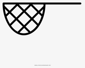 Fish Net Coloring Page - Badminton Court Icon, HD Png Download, Free Download