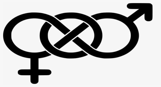 Bisexual Pride Logo Free Photo - Bisexual Logo, HD Png Download, Free Download