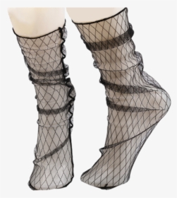 Fish Net Lace Socks - Stocking, HD Png Download, Free Download
