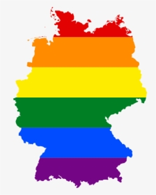 Germany Map Lgbt, HD Png Download, Free Download