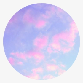 #clouds #pink #blue #purple #sky #circle #shape #kpop - Pastel Pink Blue And Purple, HD Png Download, Free Download