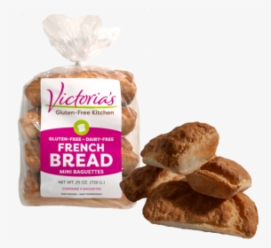 Victorias Gluten Free French Baguettes Package Product - Whole Wheat Bread, HD Png Download, Free Download
