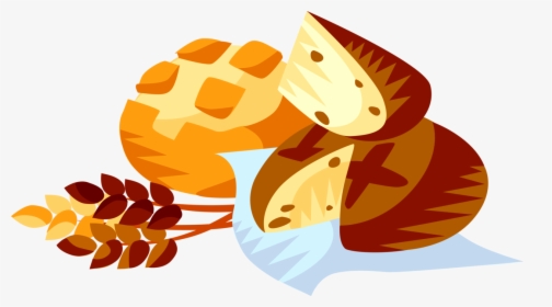 Vector Illustration Of European Cuisine French Baked - Bread Vector Png, Transparent Png, Free Download