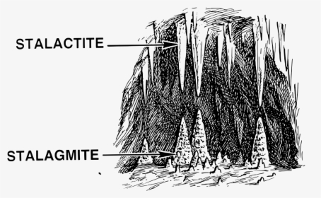 Stalagmites And Stalactites Diagram, HD Png Download, Free Download