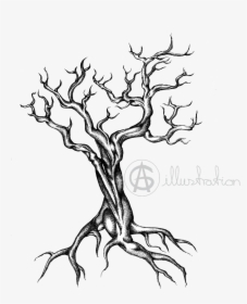Sketch Yggdrasil Twig Drawing World Tree - Yggdrasil Tree Drawn, HD Png Download, Free Download