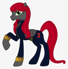 Avengers Black Widow Vector - Black Widow Pony, HD Png Download, Free Download