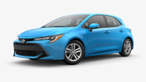 2019 Toyota Corolla Hatchback Se Blue Flame, HD Png Download, Free Download