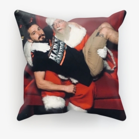 Shia Labeouf With Santa ﻿sublimation Cushion Cover"  - Cushion, HD Png Download, Free Download