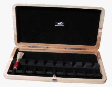 Bassoon Reed Case 9 Reeds, Wood Cone Mandrel - Box, HD Png Download, Free Download