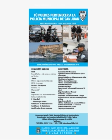 Policia Municipal De San Juan Reclutamiento, HD Png Download, Free Download