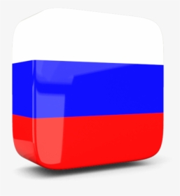 Glossy Square Icon 3d - Russia Flag 3d Png, Transparent Png, Free Download