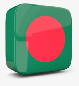 Glossy Square Icon 3d - Bangladesh 3d Flag Png, Transparent Png, Free Download