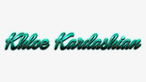 Khloe Kardashian Beautiful Letter Png Name - Graphics, Transparent Png, Free Download