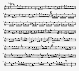 { 	ime 3/4 Key F Major 	empo Markup { Smaller Italic - Sheet Music, HD Png Download, Free Download