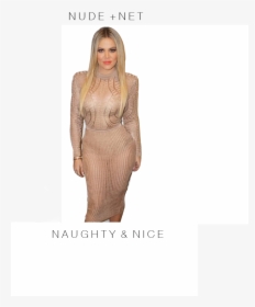 Khloe Kardashian Net Skirt - Gown, HD Png Download, Free Download