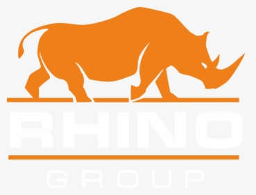 Black Rhinoceros - Rhino Clipart Orange, HD Png Download, Free Download